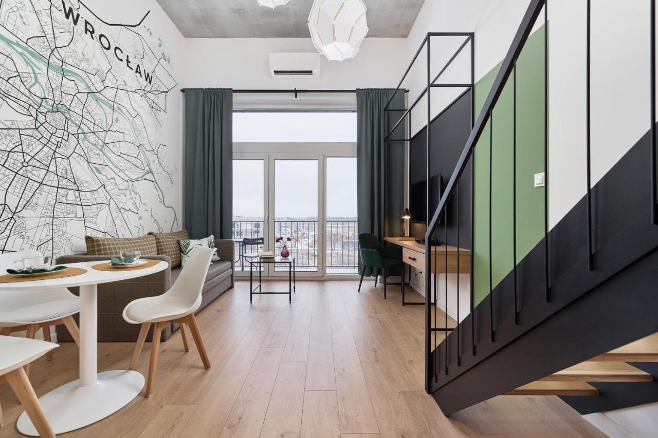 Mezzanine Studio Apartments Zarembowicza Wroclaw Airport By Renters ภายนอก รูปภาพ